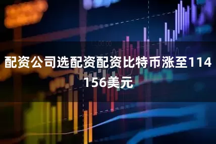 配资公司选配资配资比特币涨至114156美元